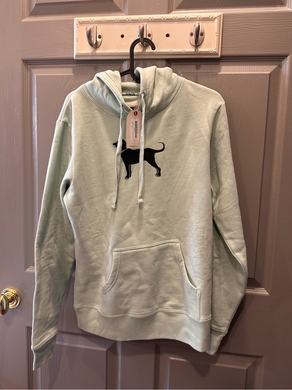 NWT The Black Dog Mint Green Classic Heavyweight Hoodie